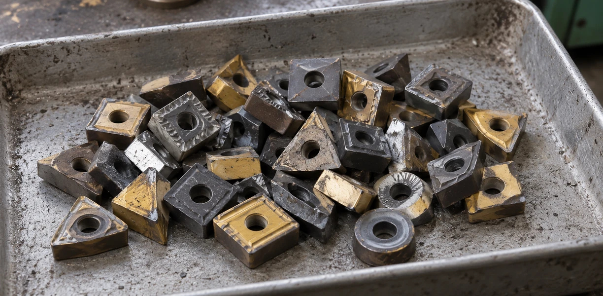 Hartmetallpreise ansehen – gebrauchte Wendeschneidplatten